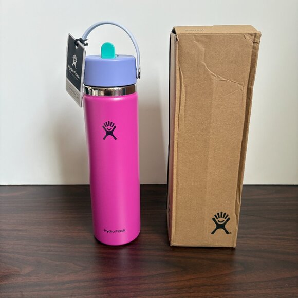 Hydro Flask 24oz Flex Straw Cup Holiday Punch Limited Edition New - Picture 1 of 3